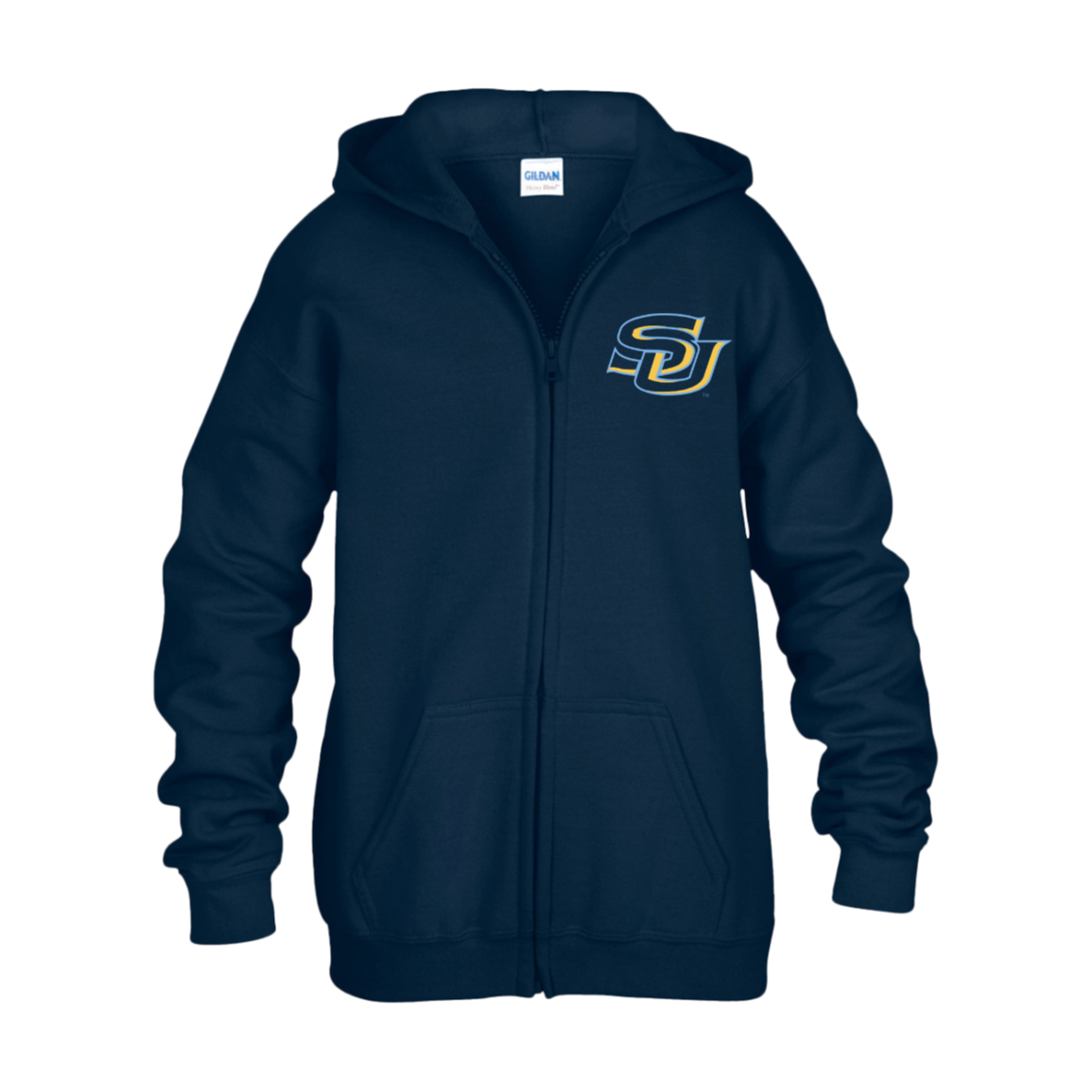 SU G186B Gildan Kids Heavy Blend Full Zip Hoodie