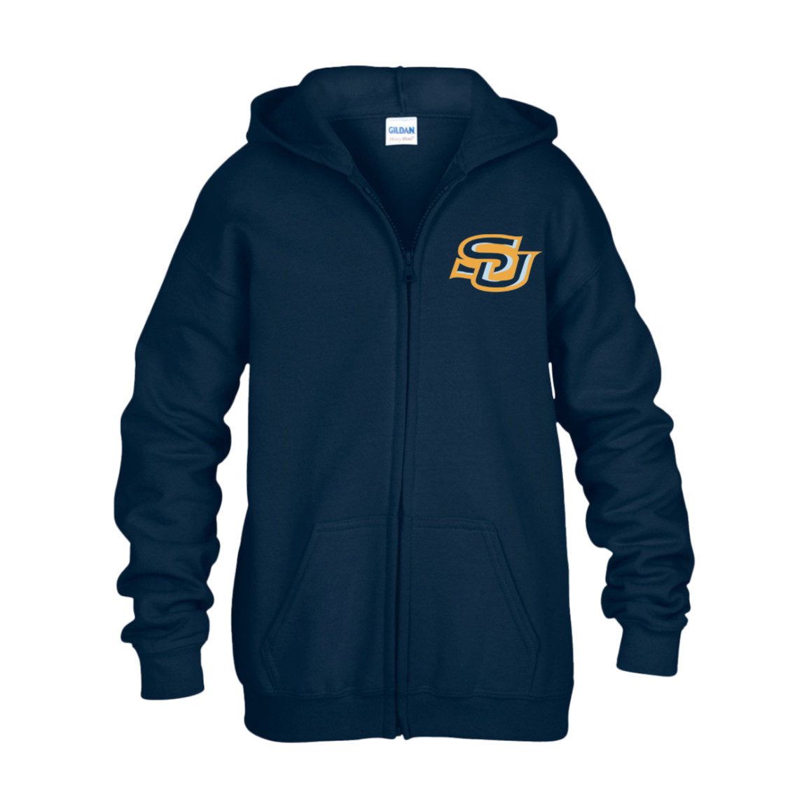 SU G186B Gildan Kids Heavy Blend Full Zip Hoodie