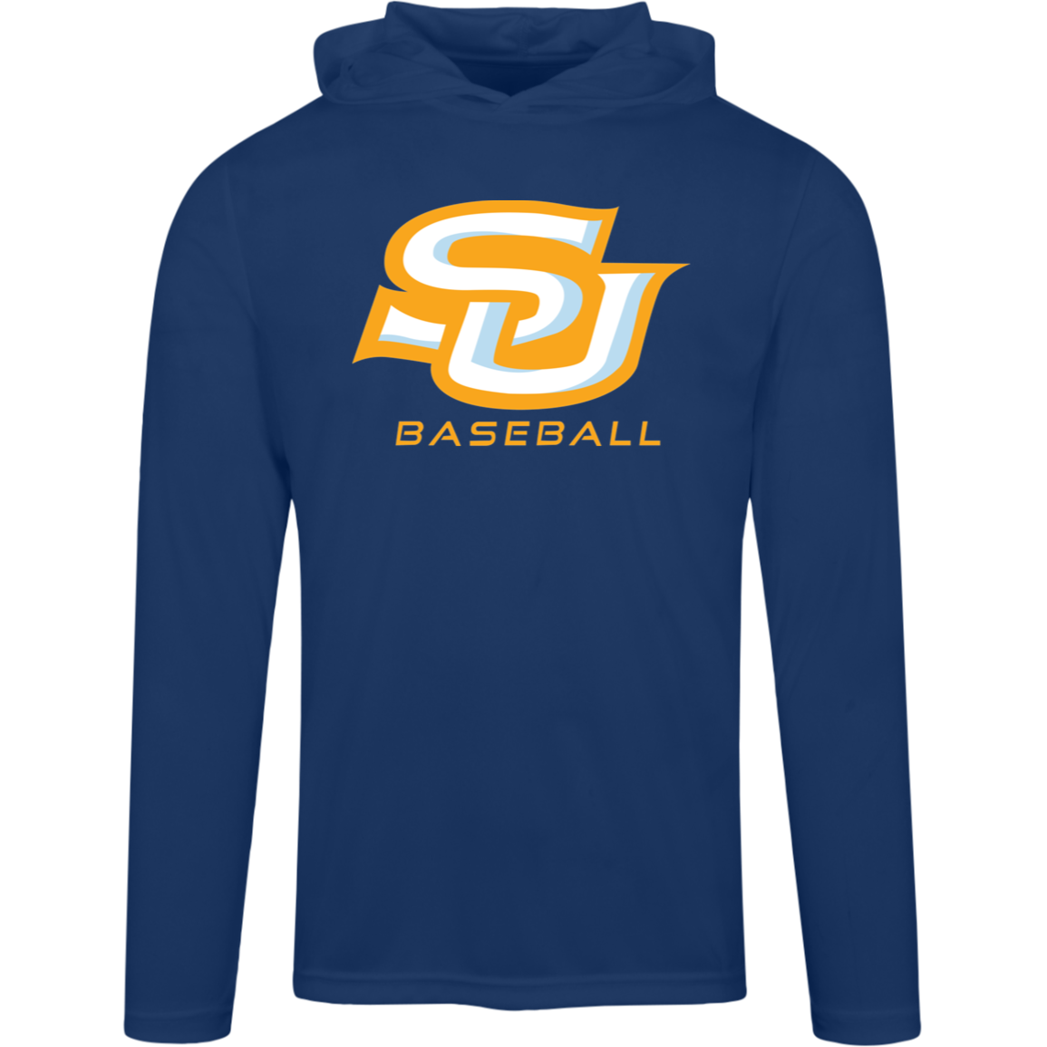 SU Baseball Gold TT41 Team 365 Mens Zone Hooded Tee
