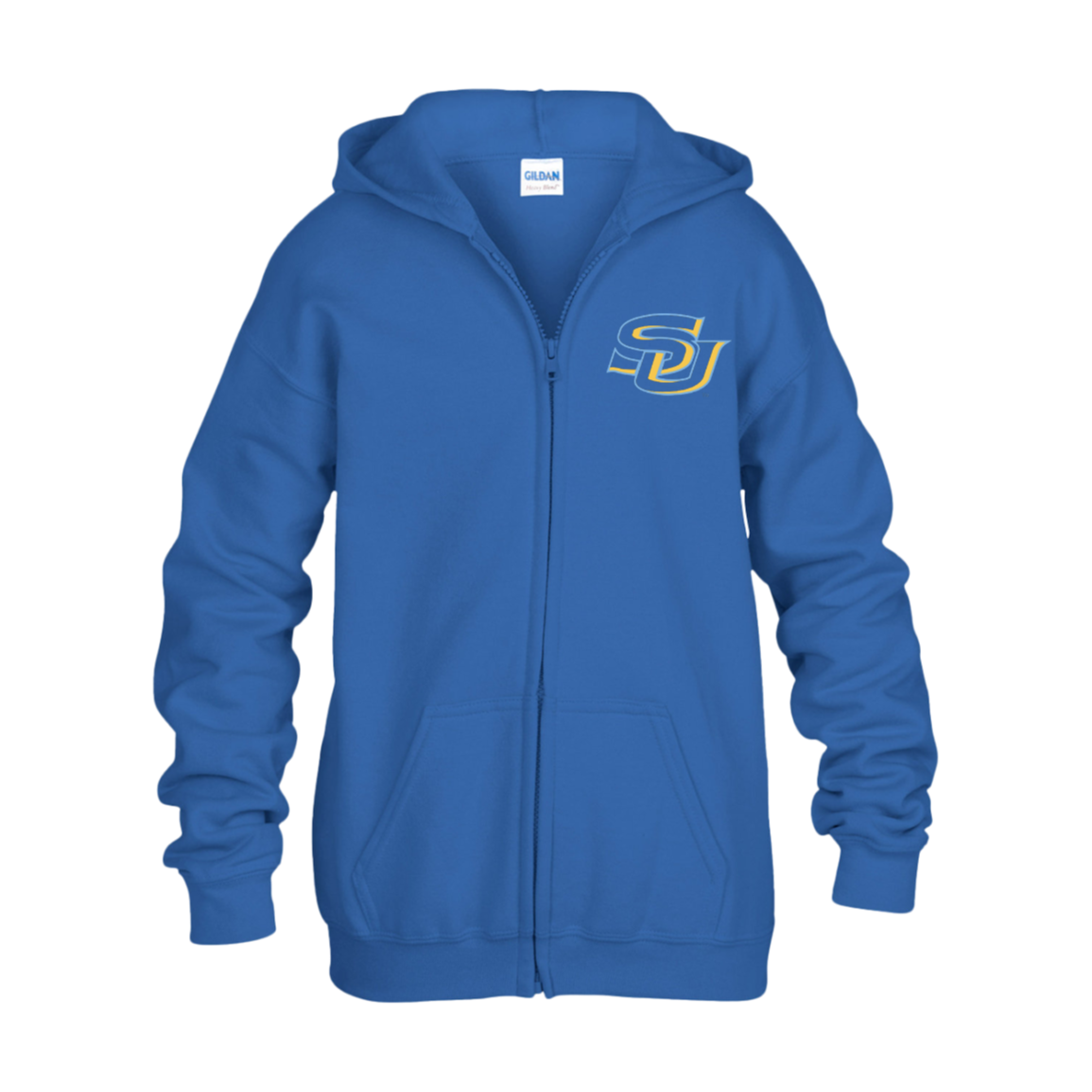 SU G186B Gildan Kids Heavy Blend Full Zip Hoodie