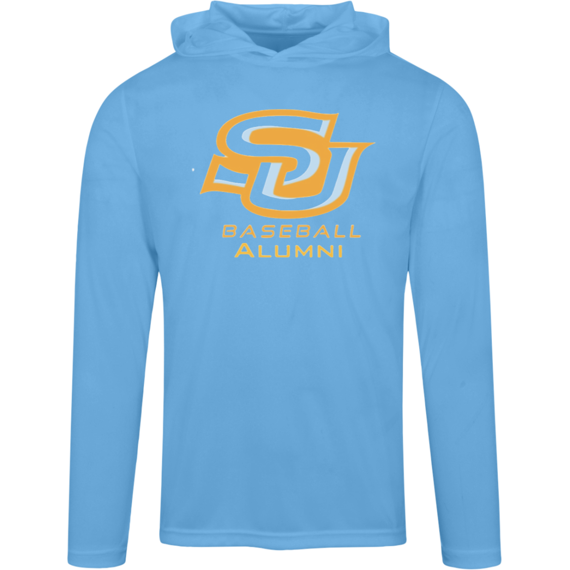SU Baseball Alum Gold TT41 Team 365 Mens Zone Hooded Tee