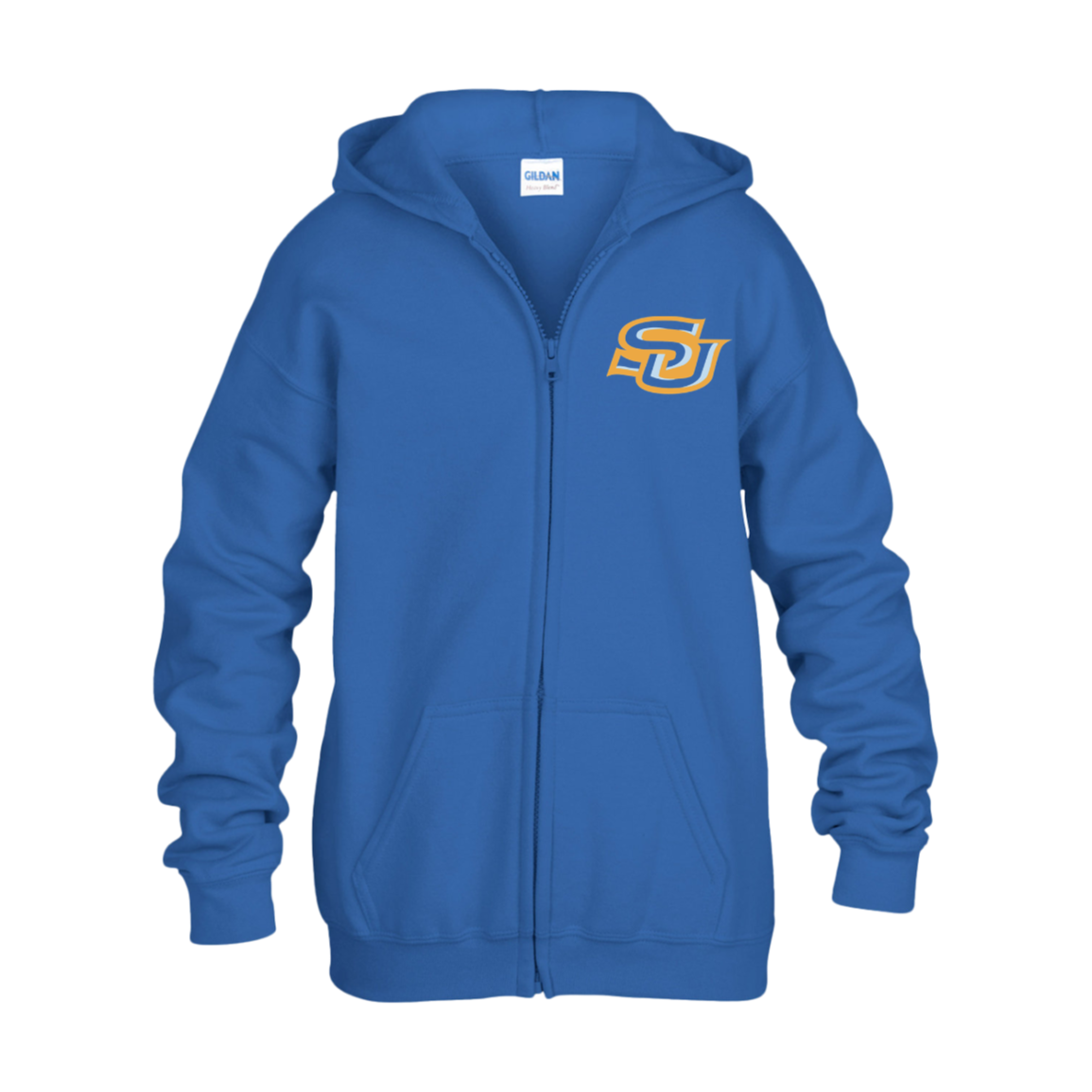 SU G186B Gildan Kids Heavy Blend Full Zip Hoodie