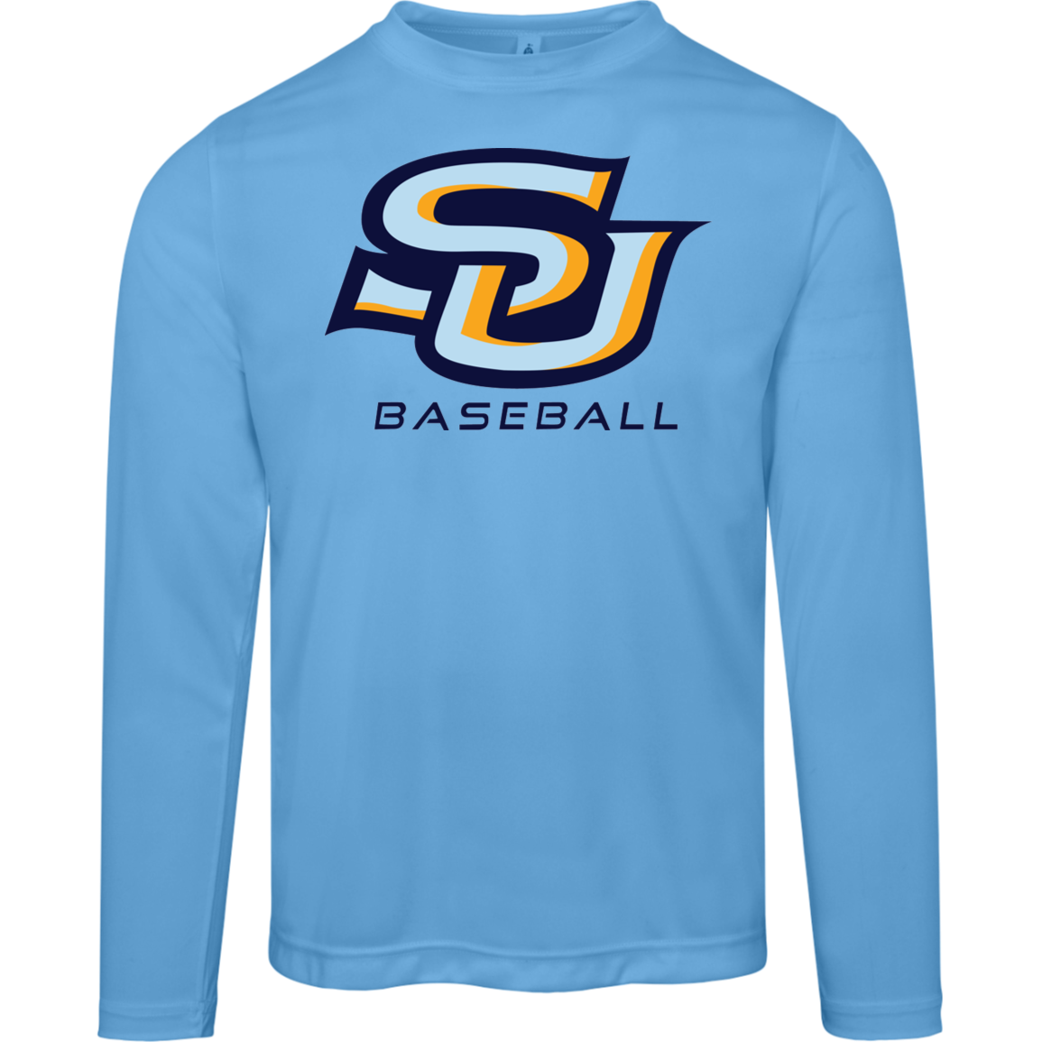 SU Baseball Navy TT11L Team 365 Mens Zone Long Sleeve Tee