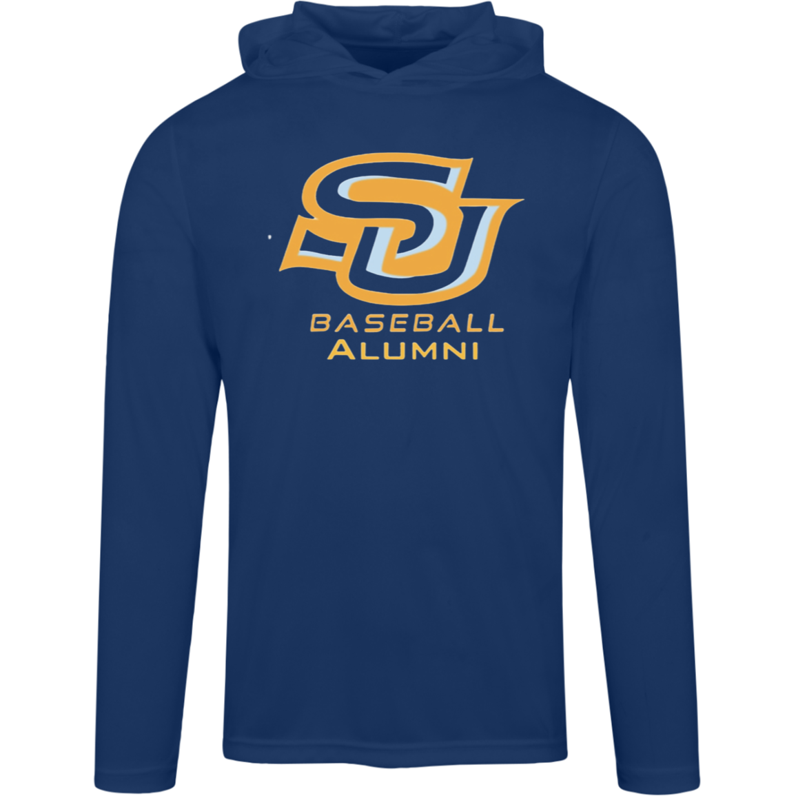 SU Baseball Alum Gold TT41 Team 365 Mens Zone Hooded Tee
