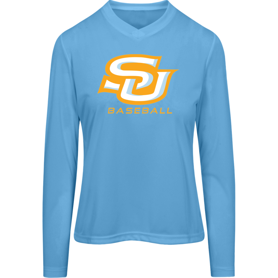 SU Baseball Gold TT11WL Team 365 Womens Zone Long Sleeve Tee