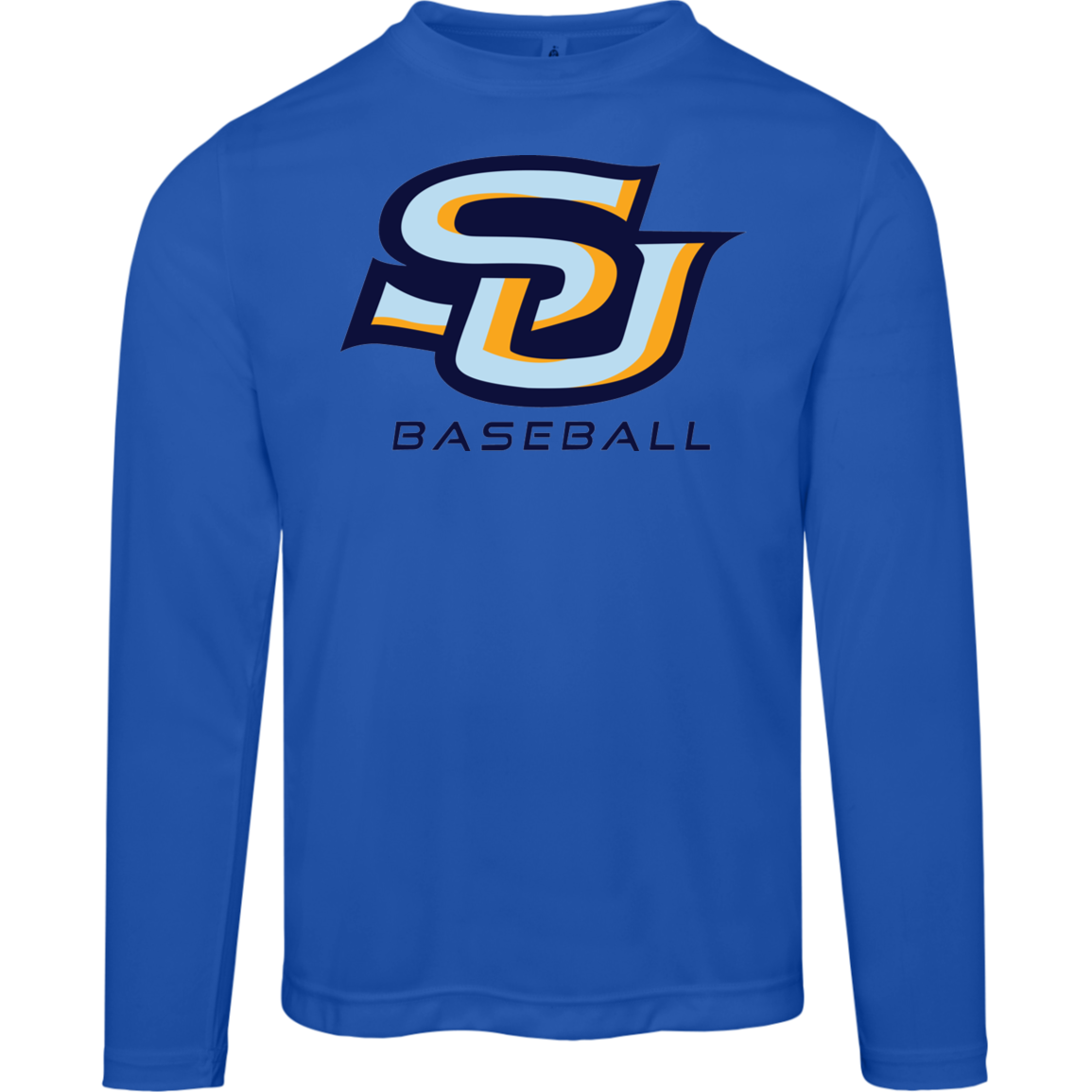 SU Baseball Navy TT11L Team 365 Mens Zone Long Sleeve Tee