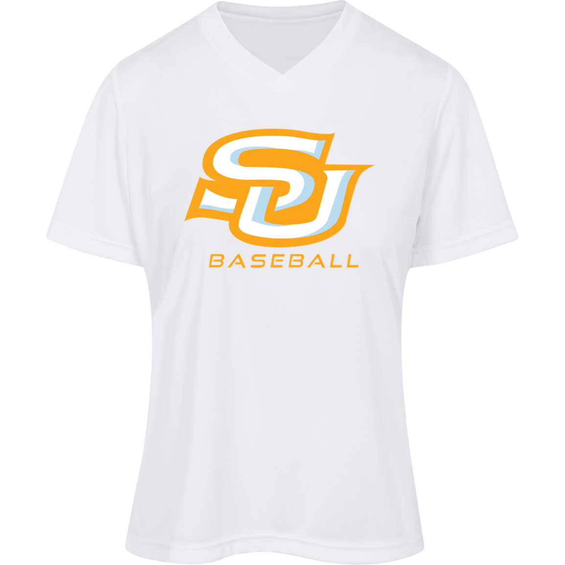 SU Baseball Gold TT11W Team 365 Womens Zone Tee