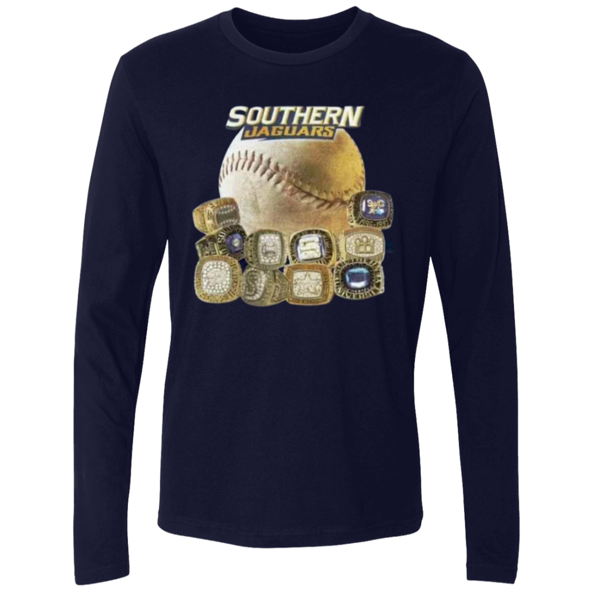 SU Jaguar Baseball Rings NL3601 Men's Premium LS