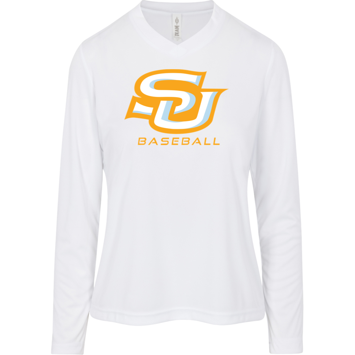 SU Baseball Gold TT11WL Team 365 Womens Zone Long Sleeve Tee