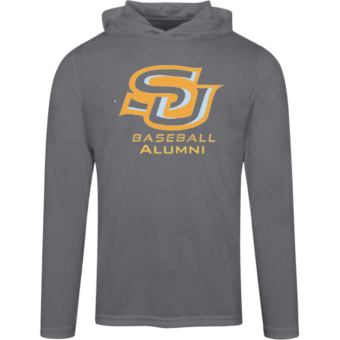 SU Baseball Alum Gold TT41 Team 365 Mens Zone Hooded Tee