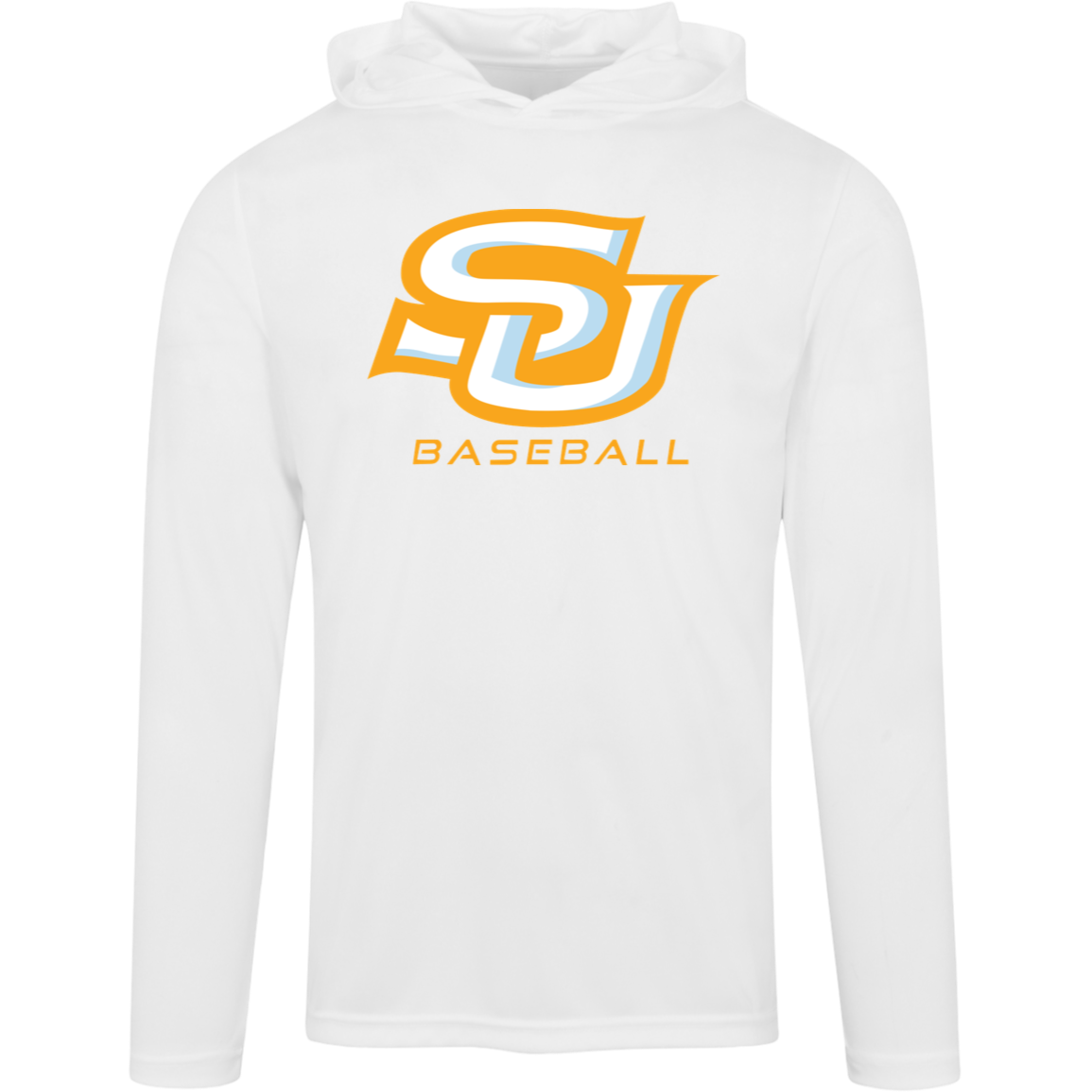 SU Baseball Gold TT41 Team 365 Mens Zone Hooded Tee