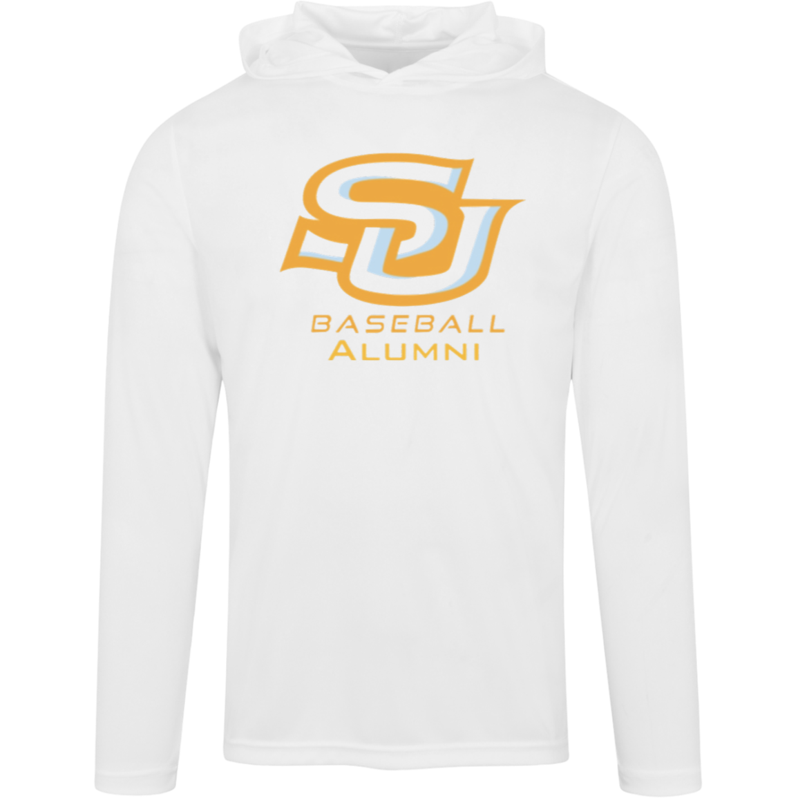 SU Baseball Alum Gold TT41 Team 365 Mens Zone Hooded Tee