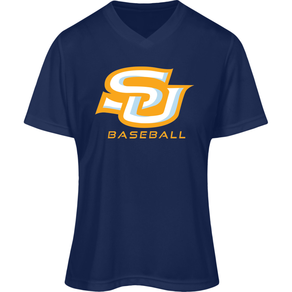 SU Baseball Gold TT11W Team 365 Womens Zone Tee