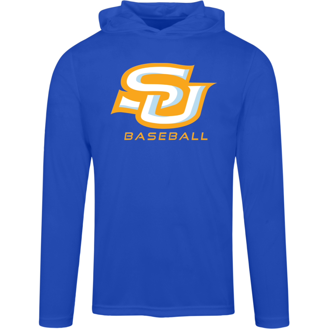 SU Baseball Gold TT41 Team 365 Mens Zone Hooded Tee