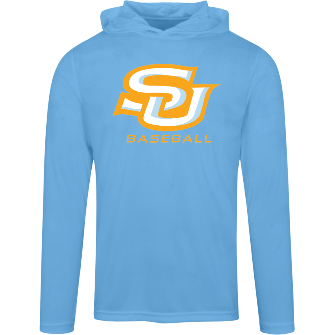 SU Baseball Gold TT41 Team 365 Mens Zone Hooded Tee