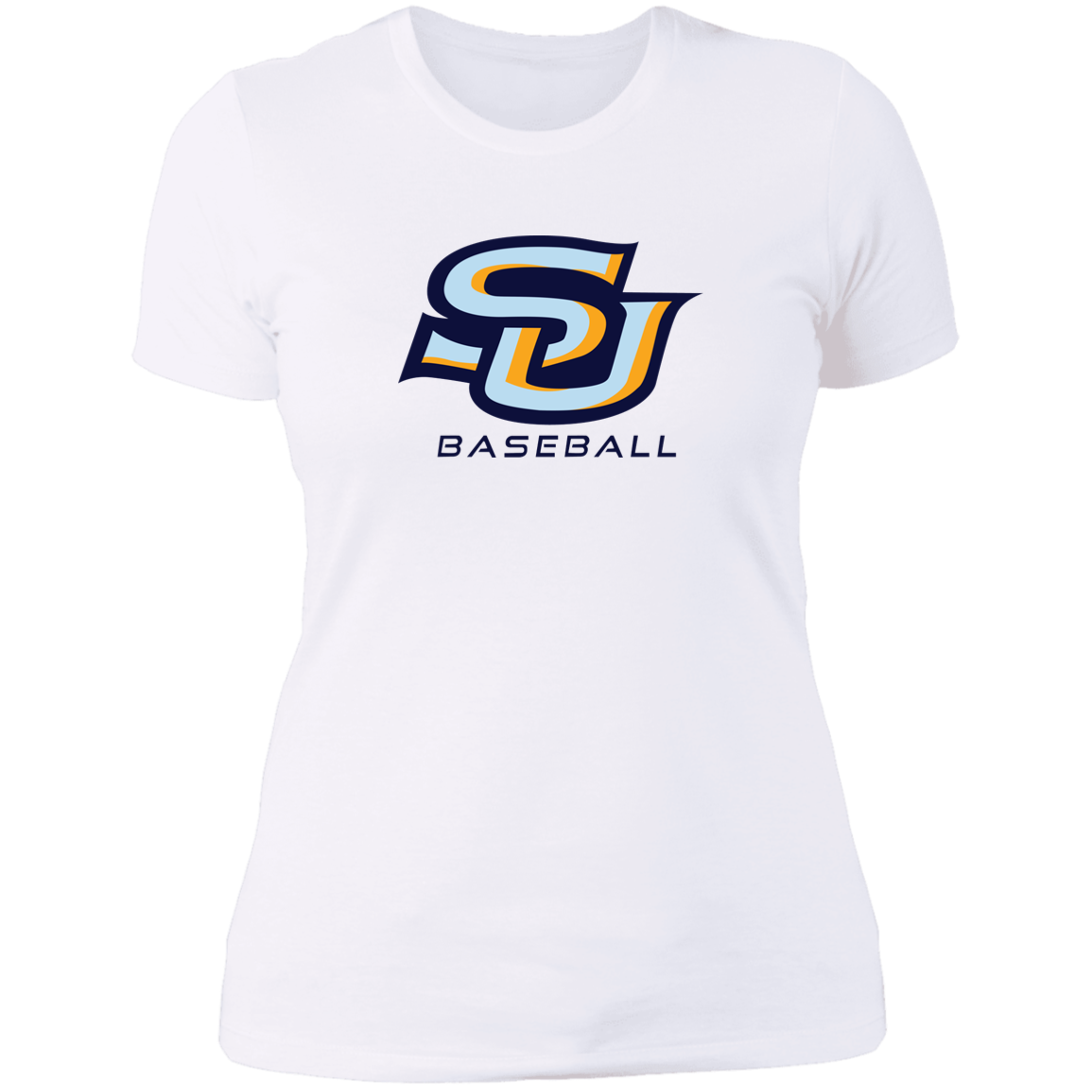 SU Baseball Navy NL3900 Ladies' Boyfriend T-Shirt