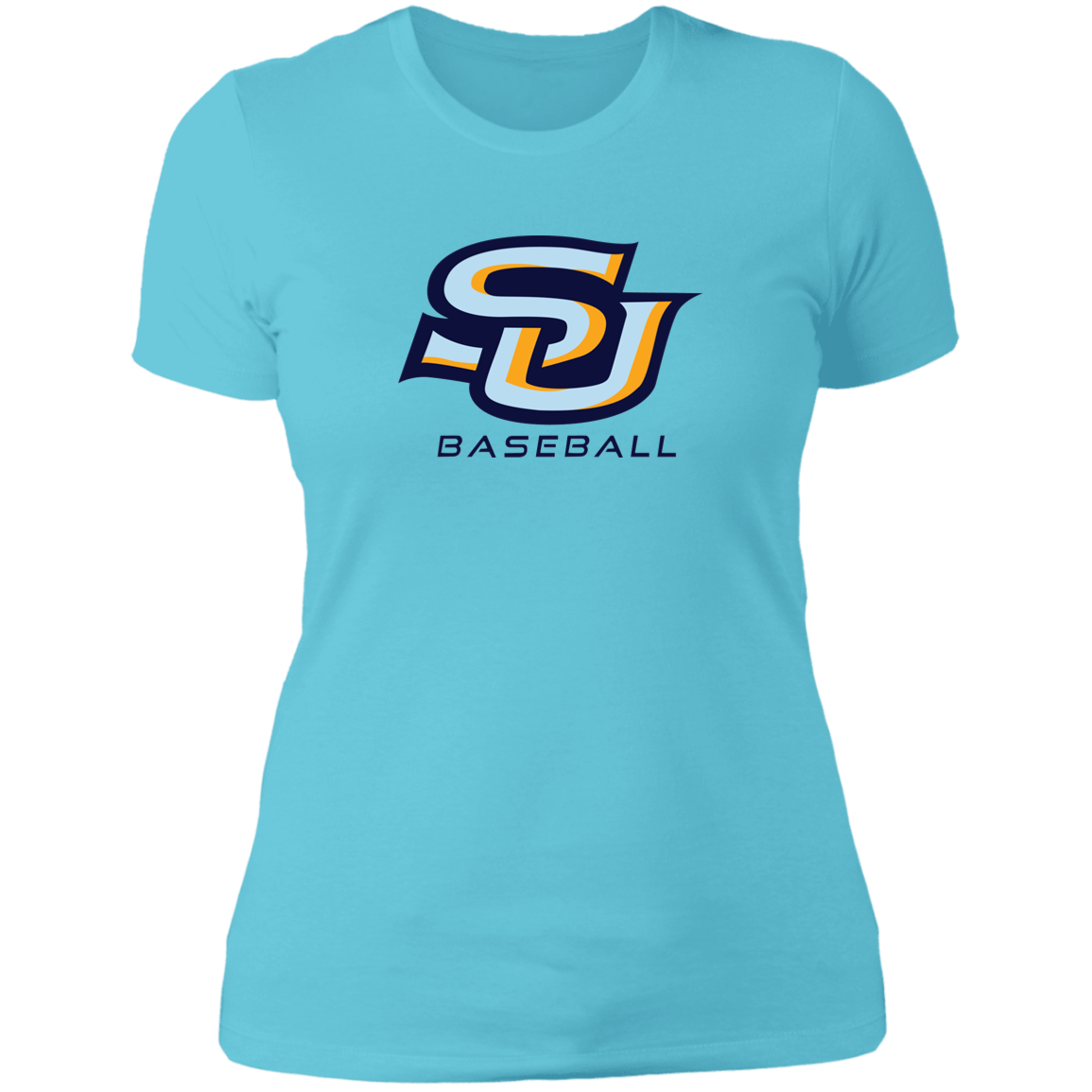 SU Baseball Navy NL3900 Ladies' Boyfriend T-Shirt