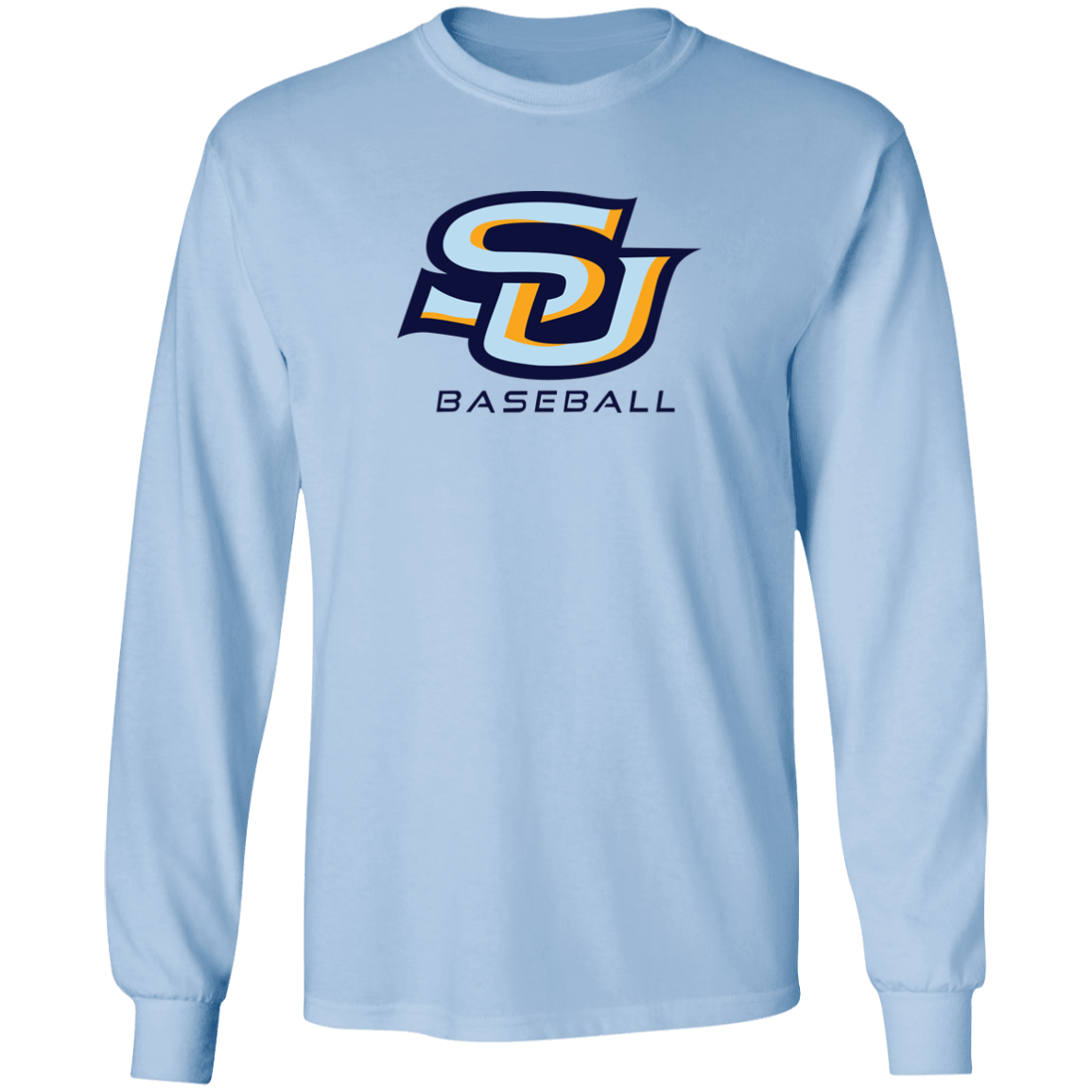 SU Baseball navy G540 LS T-Shirt 5.3 oz.