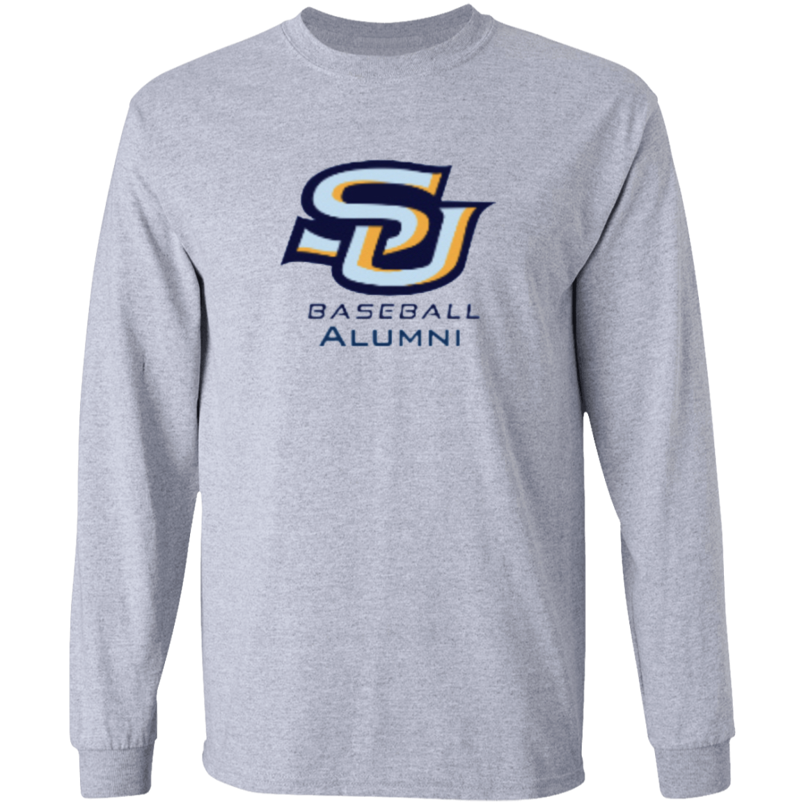 SU BB Alum Navy G240 LS Ultra Cotton T-Shirt