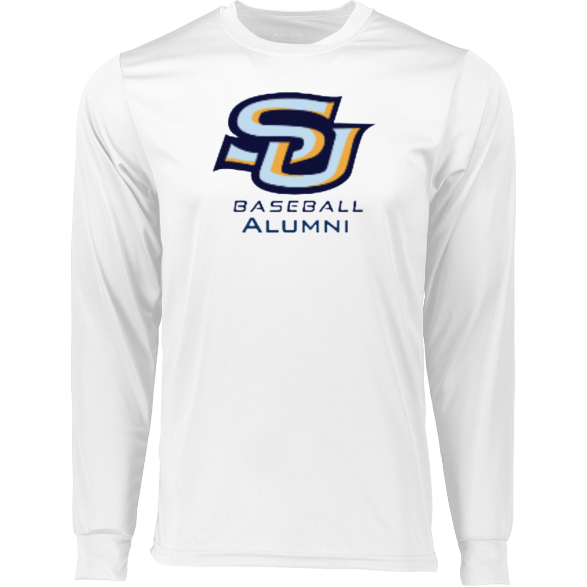 SU BB Alum Navy 788 Long Sleeve Moisture-Wicking Tee