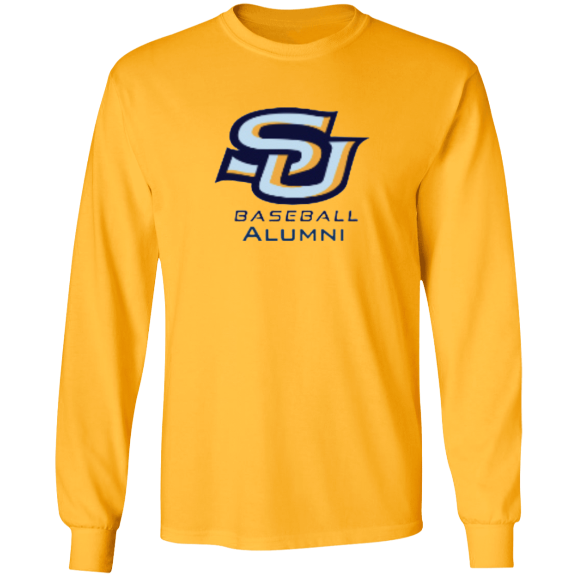 SU BB Alum Navy G240 LS Ultra Cotton T-Shirt