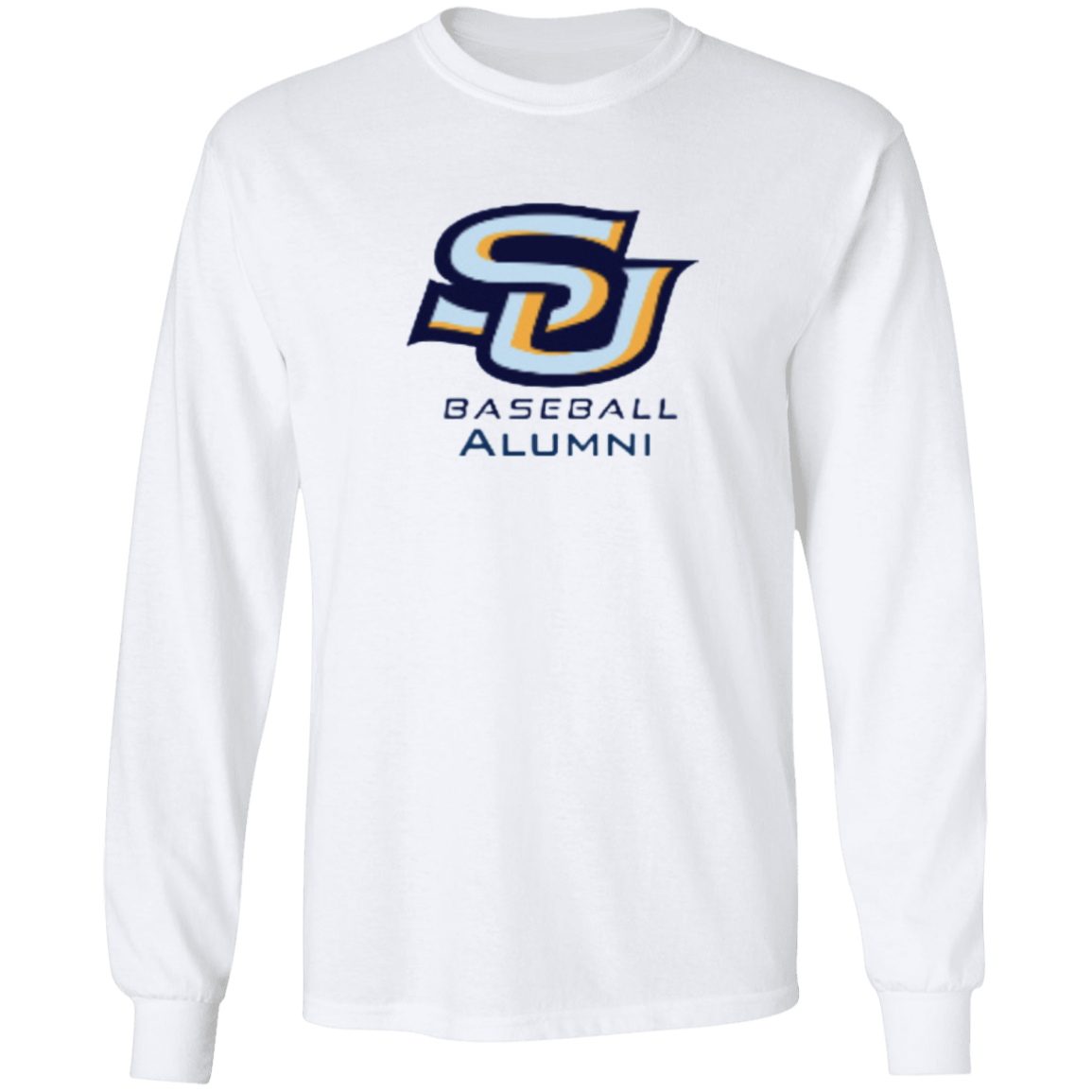 SU BB Alum Navy G240 LS Ultra Cotton T-Shirt