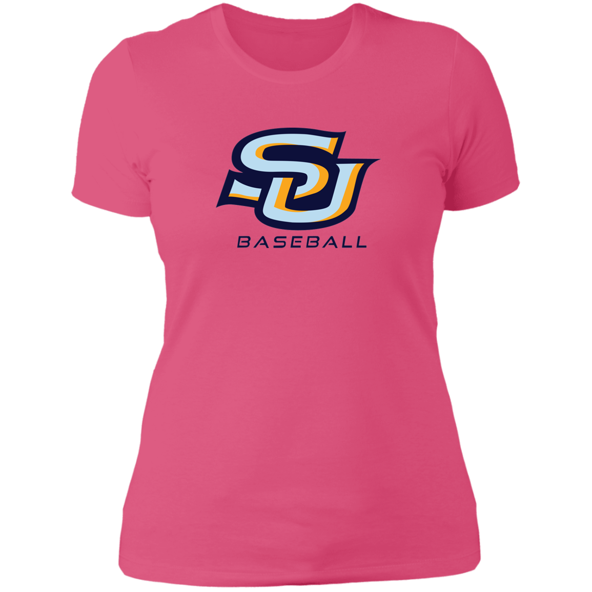 SU Baseball Navy NL3900 Ladies' Boyfriend T-Shirt