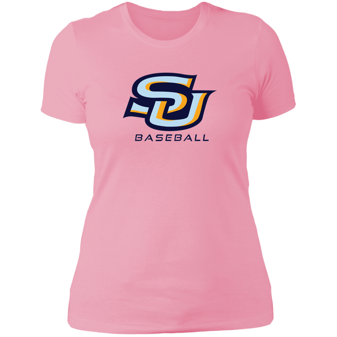 SU Baseball Navy NL3900 Ladies' Boyfriend T-Shirt