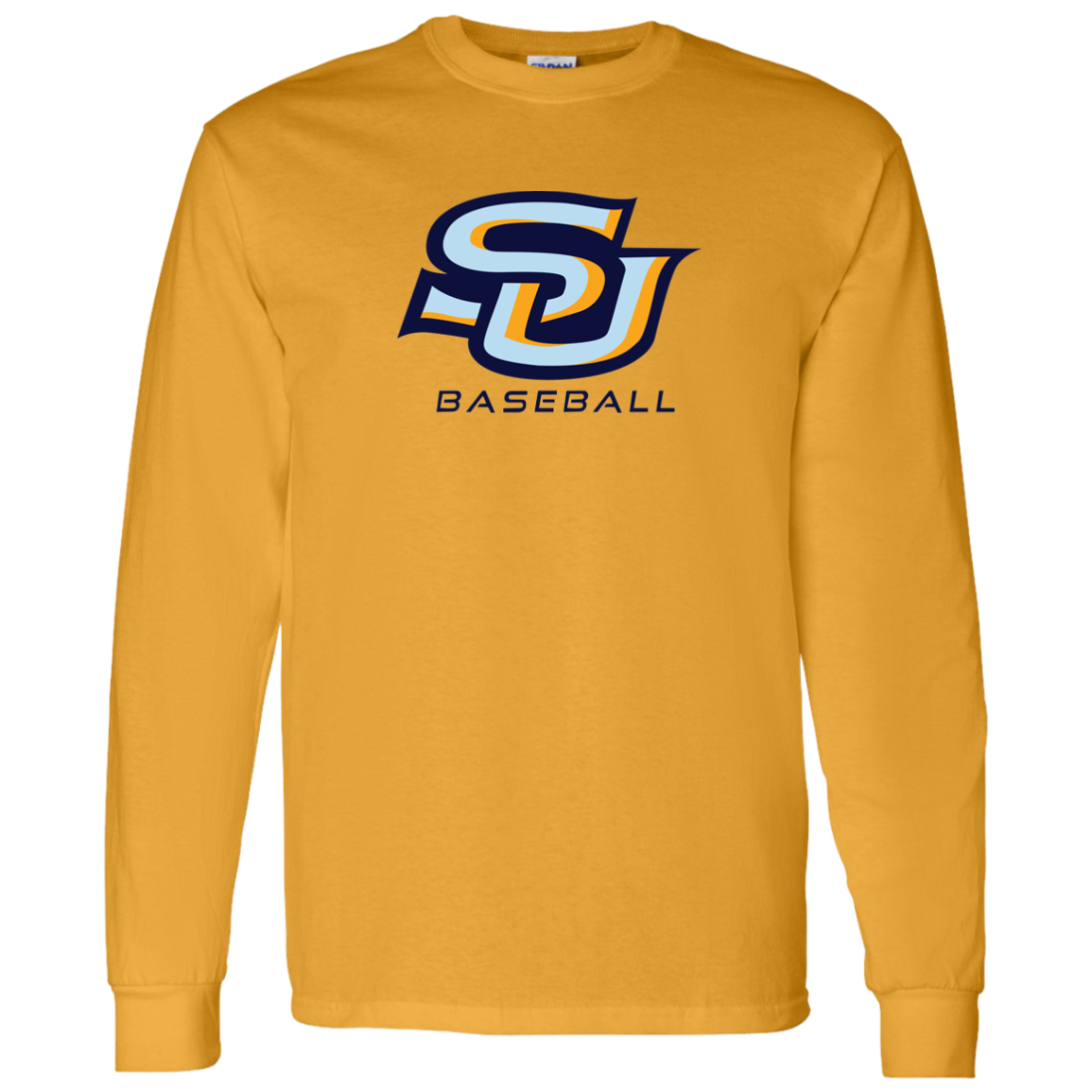SU Baseball navy G540 LS T-Shirt 5.3 oz.