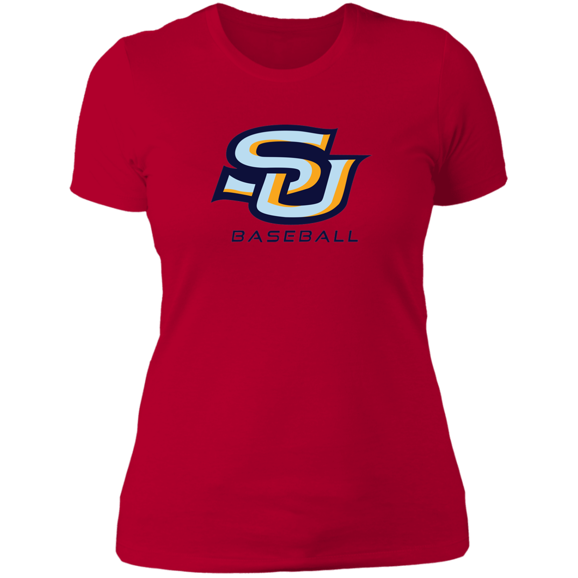 SU Baseball Navy NL3900 Ladies' Boyfriend T-Shirt