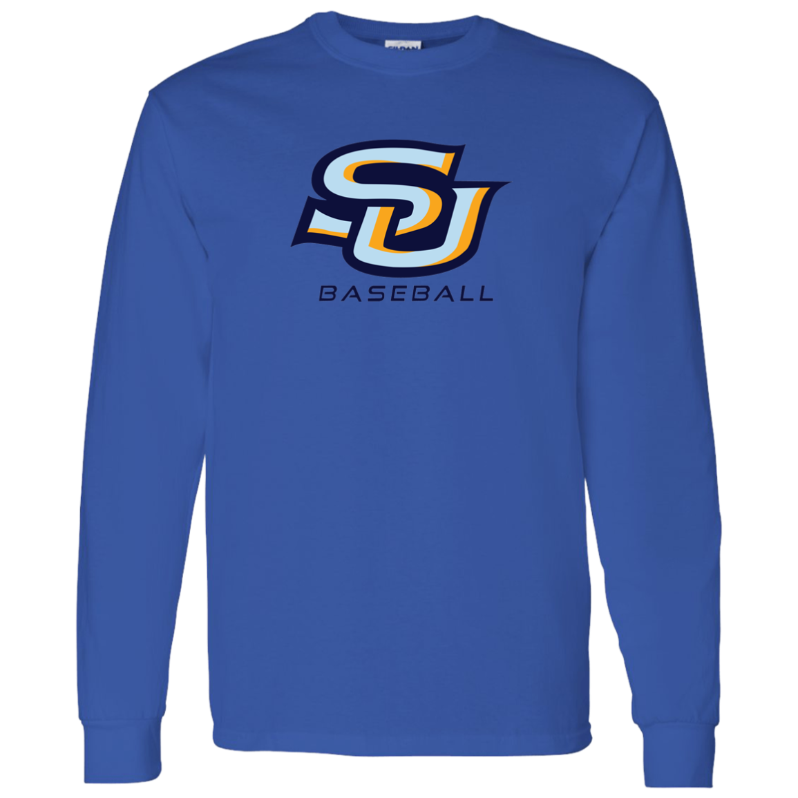SU Baseball navy G540 LS T-Shirt 5.3 oz.