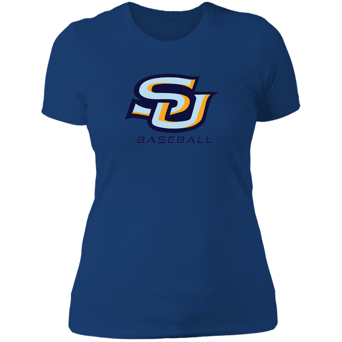 SU Baseball Navy NL3900 Ladies' Boyfriend T-Shirt