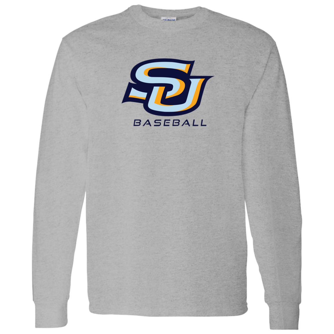 SU Baseball navy G540 LS T-Shirt 5.3 oz.