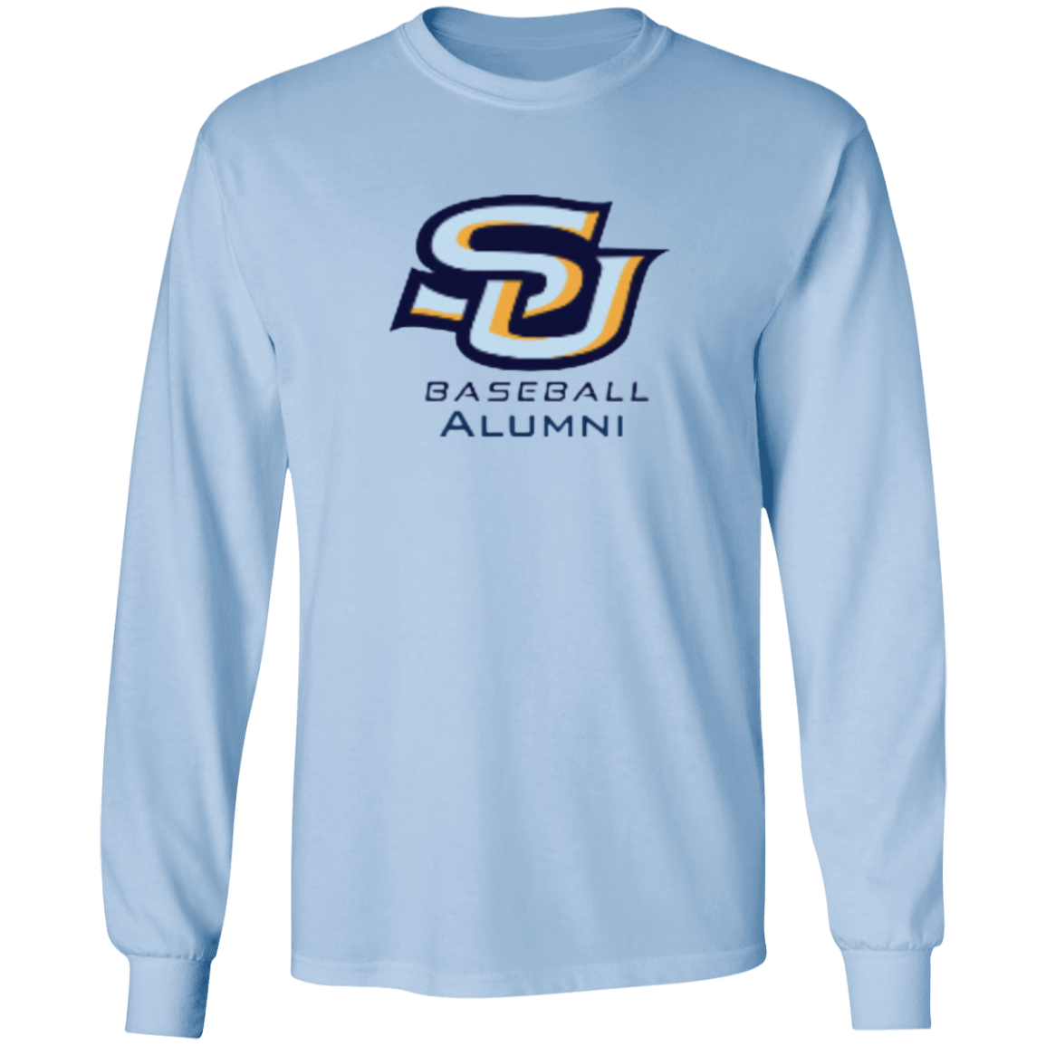 SU BB Alum Navy G240 LS Ultra Cotton T-Shirt