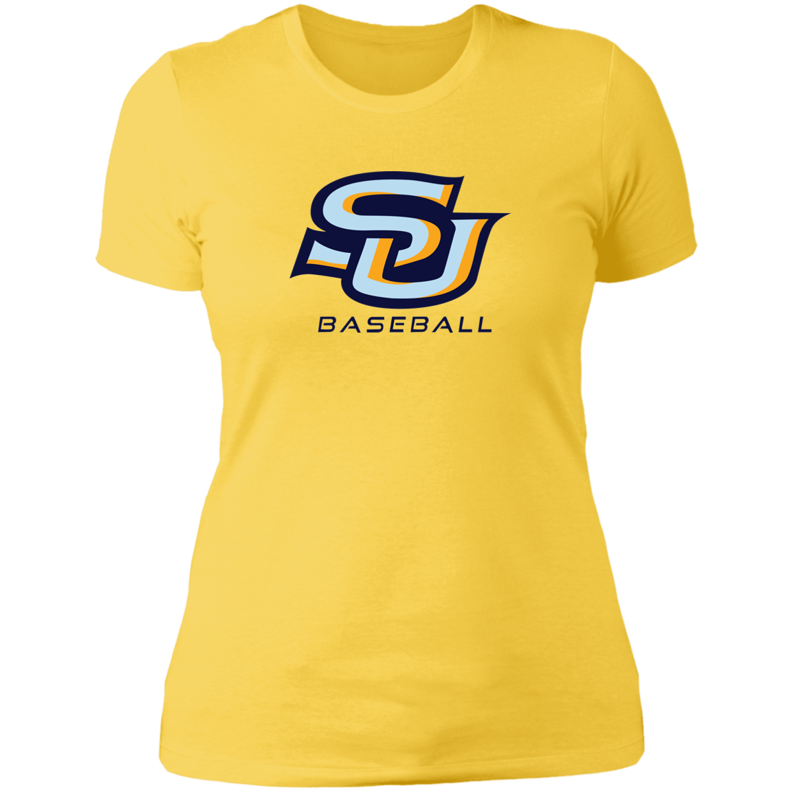 SU Baseball Navy NL3900 Ladies' Boyfriend T-Shirt