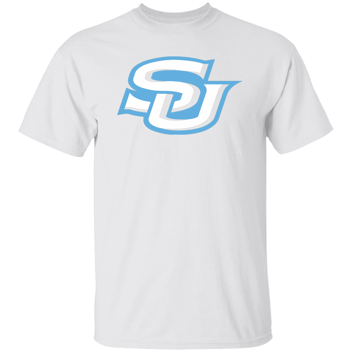 SU white/blue Logo G500 5.3 oz. T-Shirt
