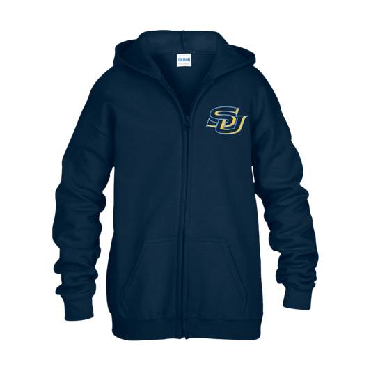 SU G186B Gildan Kids Heavy Blend Full Zip Hoodie