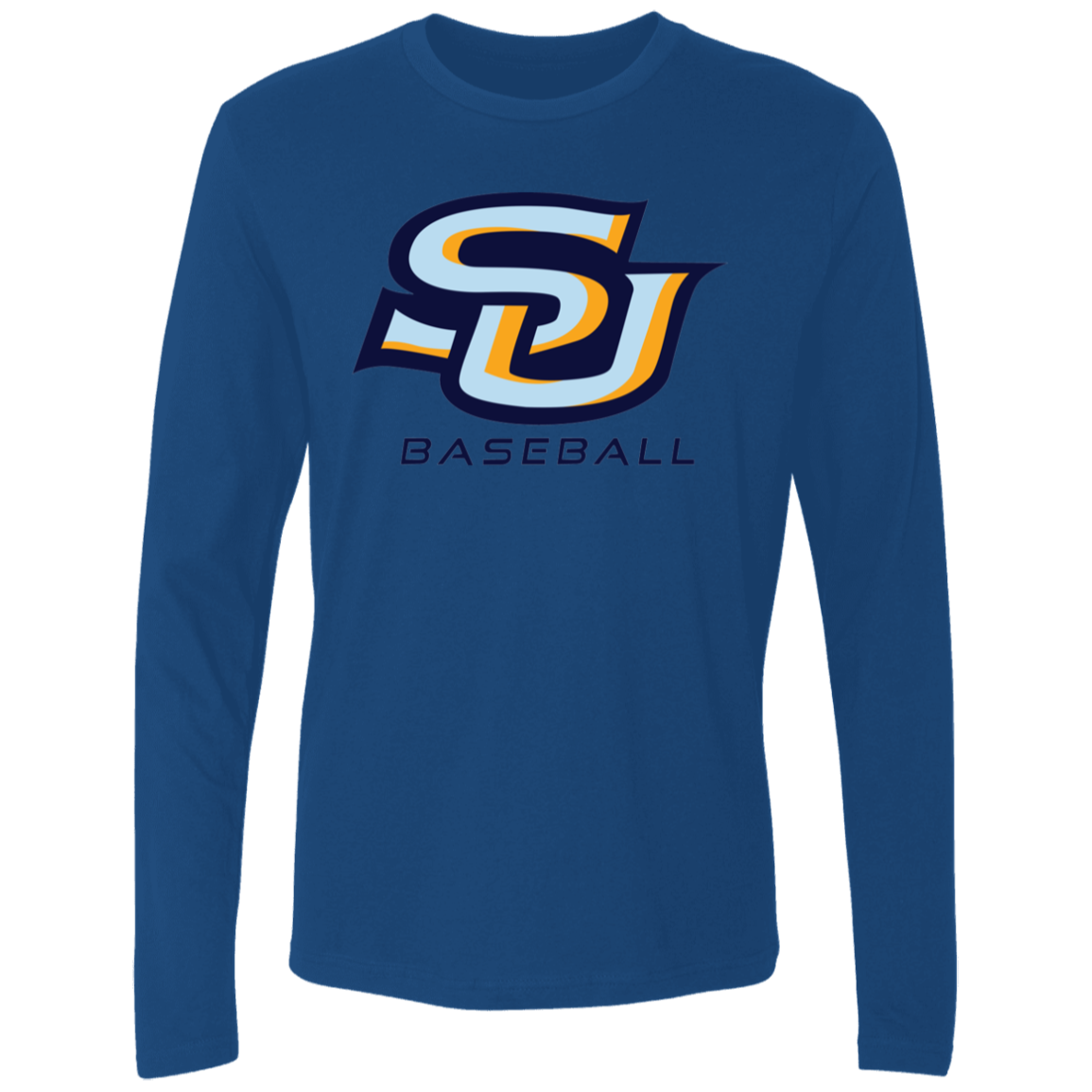 SU Baseball Navy NL3601 Men's Premium LS