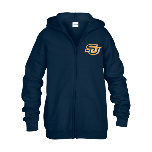 SU G186B Gildan Kids Heavy Blend Full Zip Hoodie