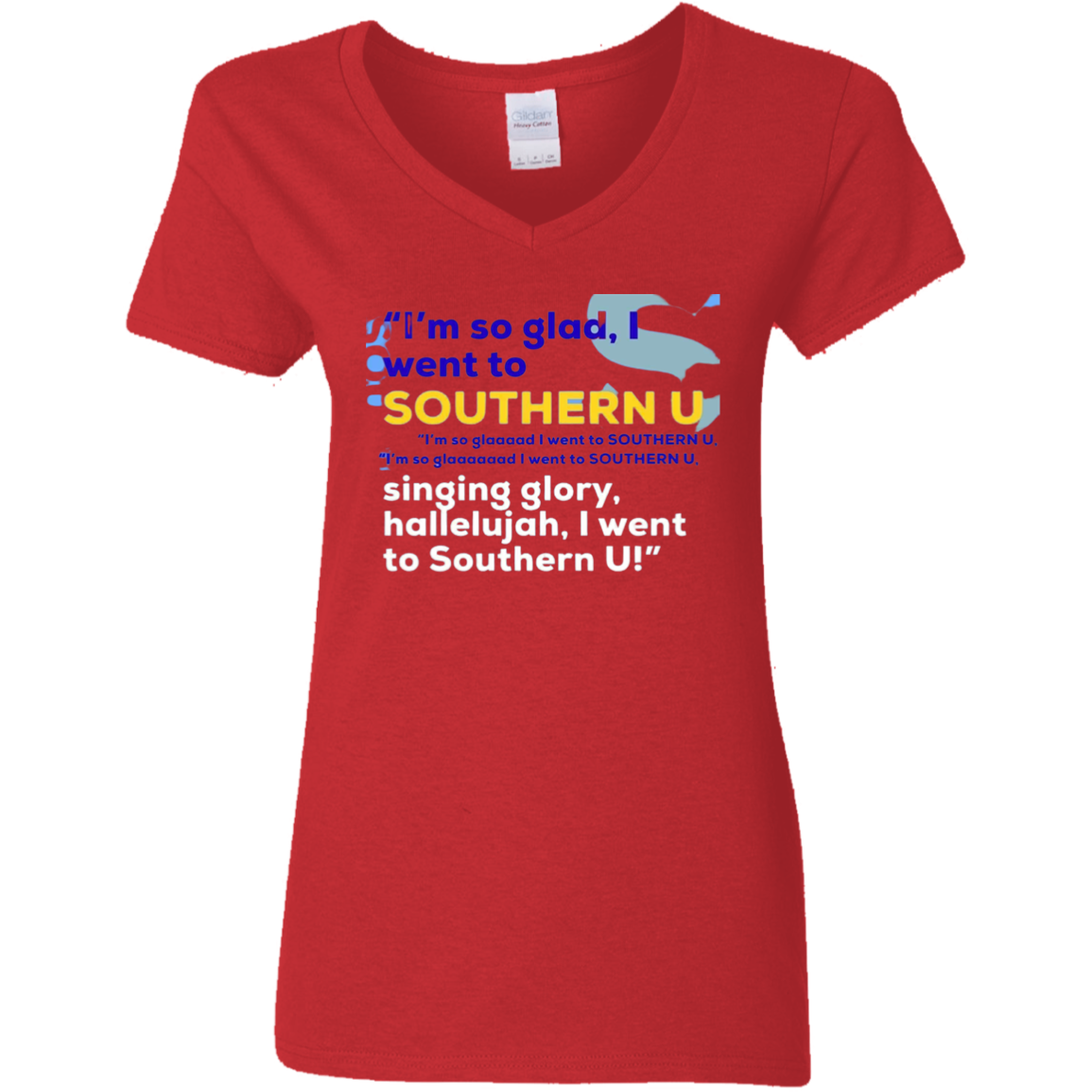 I'm So Glad.....G500VL Ladies' 5.3 oz. V-Neck T-Shirt