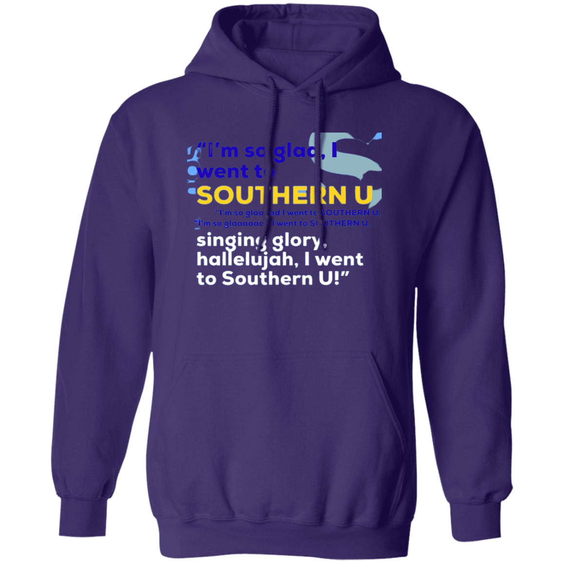 I'm So Glad.....G185 Pullover Hoodie