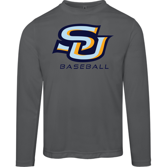 SU Baseball Navy TT11L Team 365 Mens Zone Long Sleeve Tee