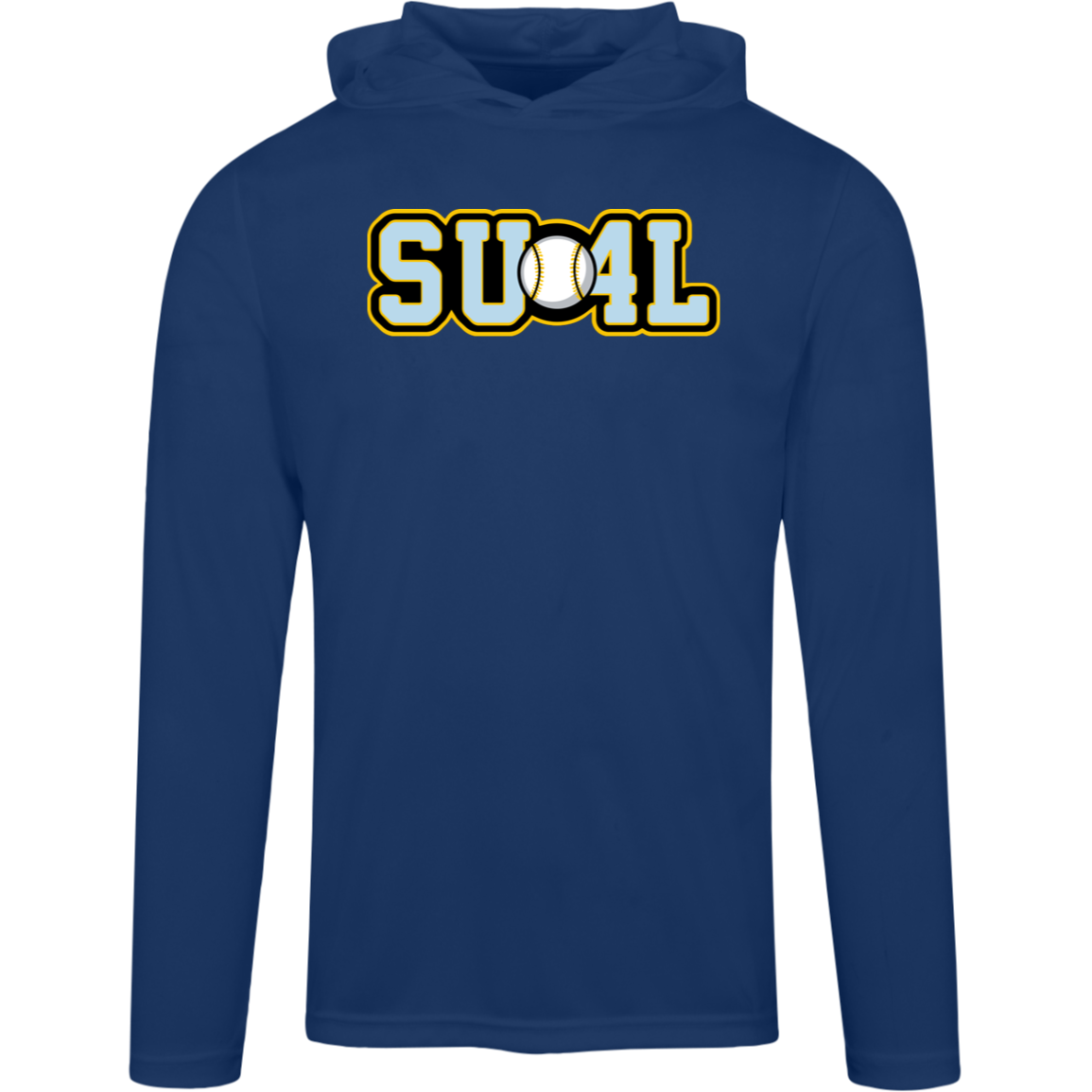 SU Baseball 4L TT41 Team 365 Mens Zone Hooded Tee