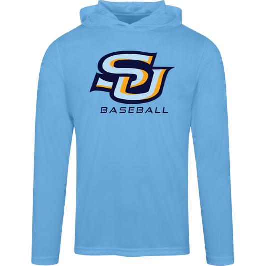 SU Baseball Navy TT41 Team 365 Mens Zone Hooded Tee