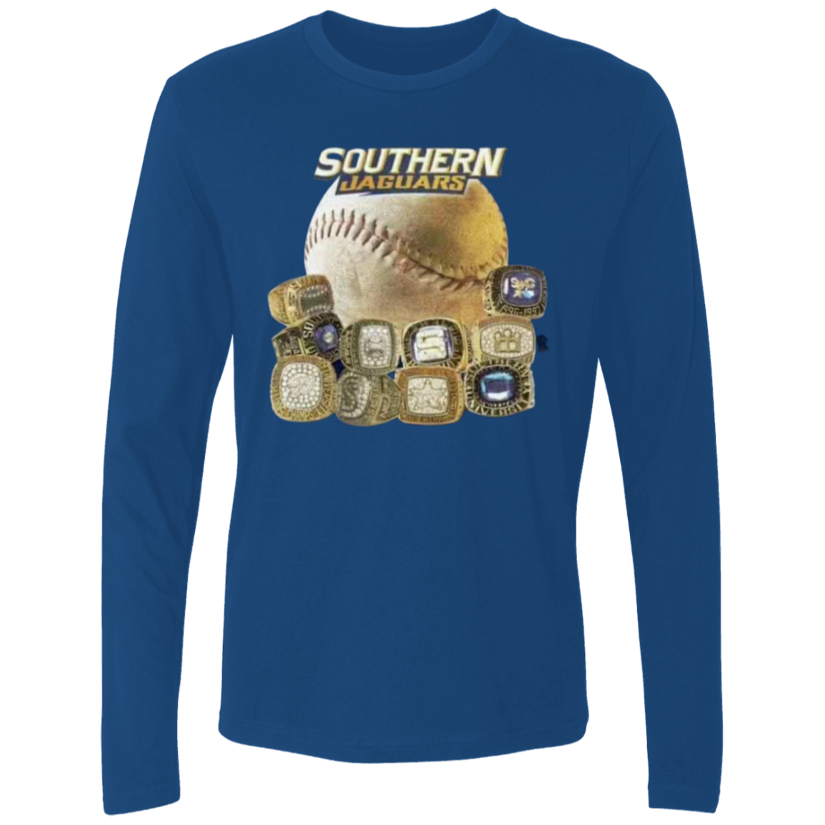 SU Jaguar Baseball Rings NL3601 Men's Premium LS