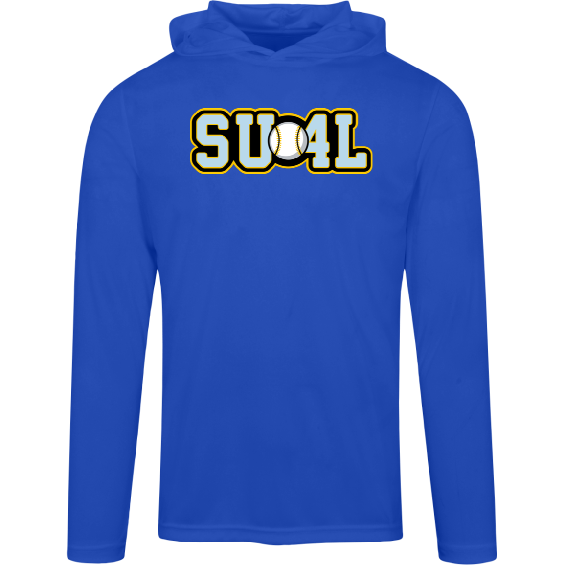 SU Baseball 4L TT41 Team 365 Mens Zone Hooded Tee