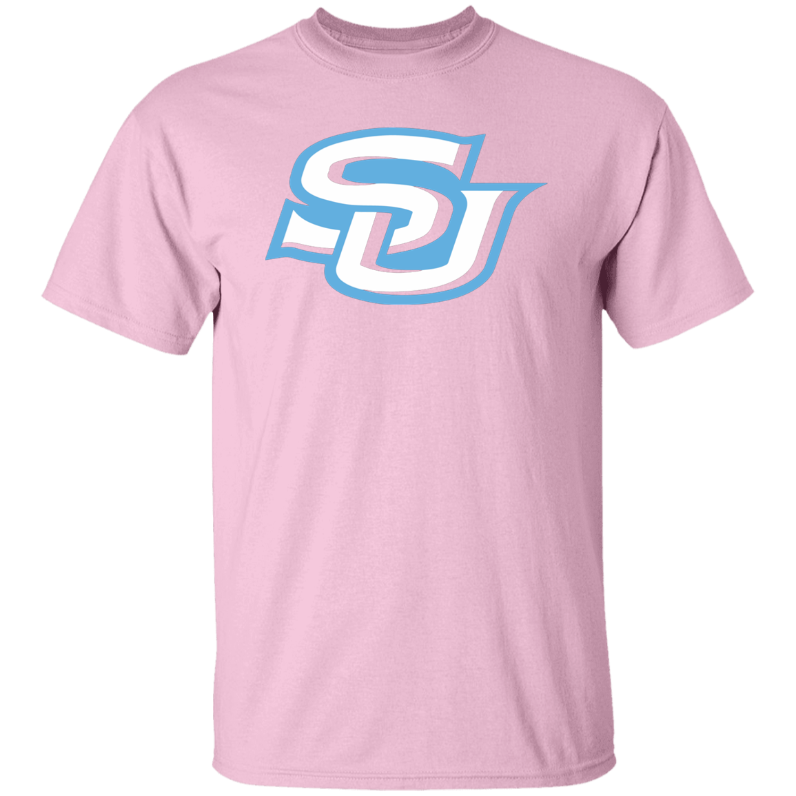 SU white/blue Logo G500 5.3 oz. T-Shirt
