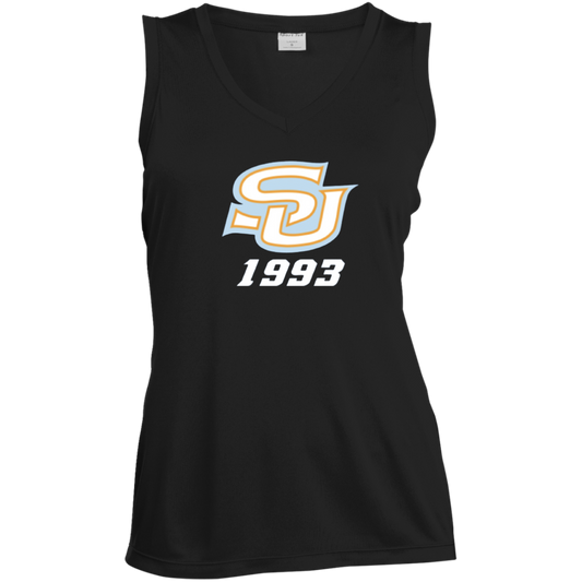 SU c/o 1993  LST352 Ladies' Sleeveless V-Neck Performance Tee