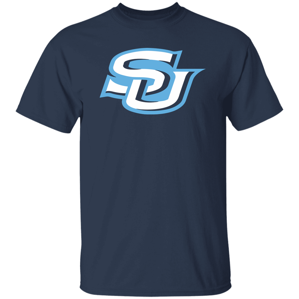SU white/blue Logo G500 5.3 oz. T-Shirt