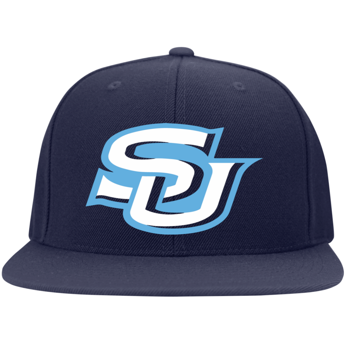 STC19 Embroidered Flat Bill High-Profile Snapback Hat